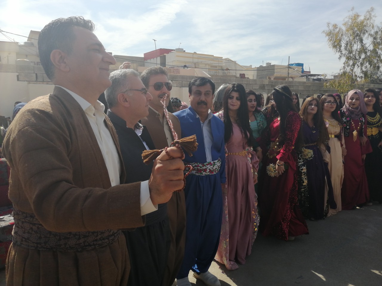Students in one of Kirkuk schools celebrate the National Day of Clothing, March 10, 2019. (Photo: Kurdistan 24)